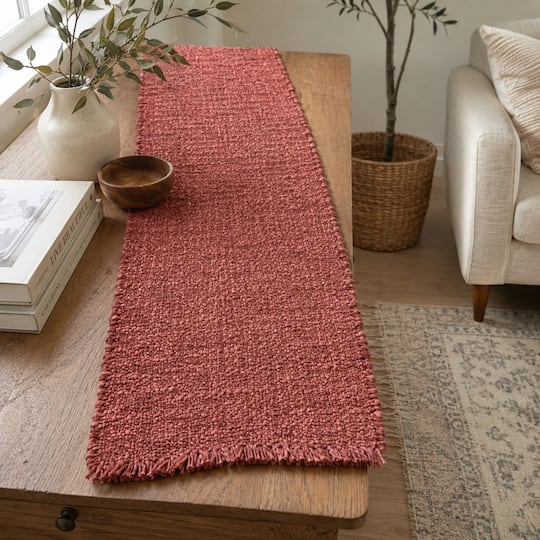 72" x 14" Red Decorative Table Runner by Celebrate It™